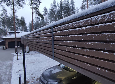 Отделка фриза